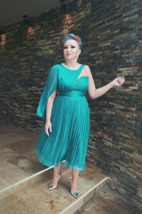 Rochie M5071/T68 verde Ginette [4]