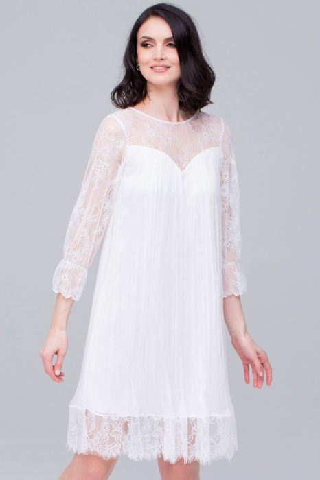 Rochie M516/T68 alba Ginette [3]