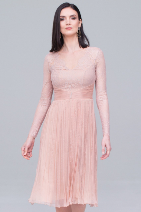 Rochie M517/T68 nude Ginette [2]