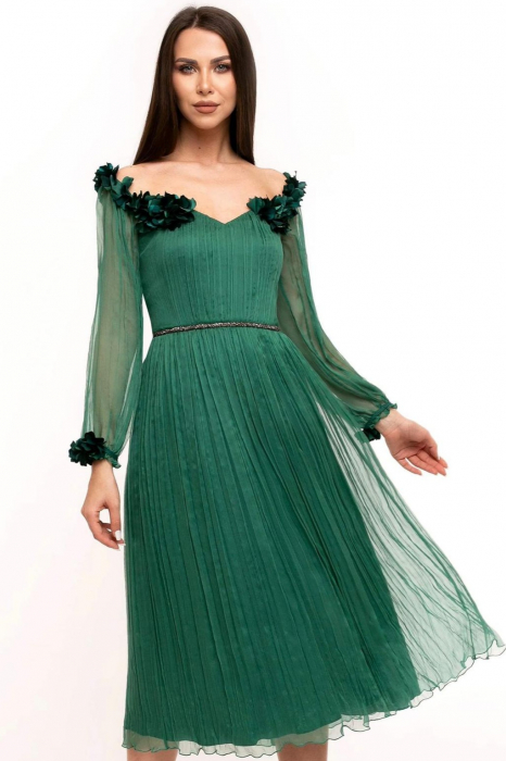 Rochie M529/68 verde Ginette [2]