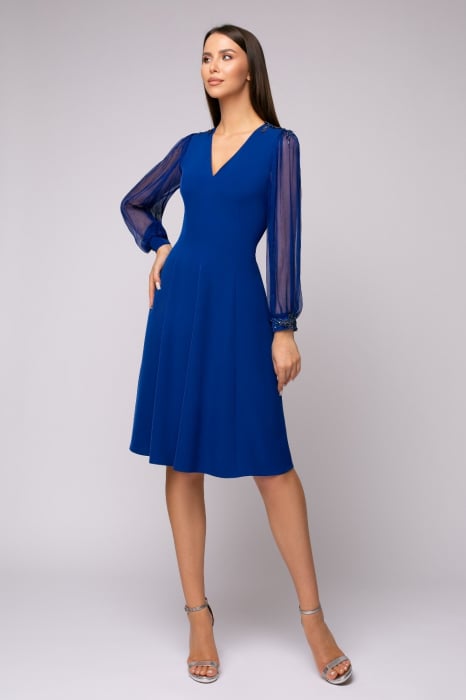 Rochie M567 X62 royal Ginette