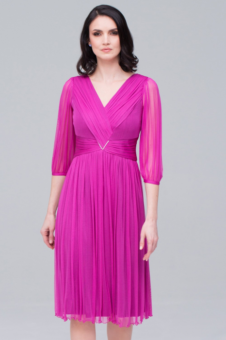 Rochie M595/T66 ciclame Ginette [2]