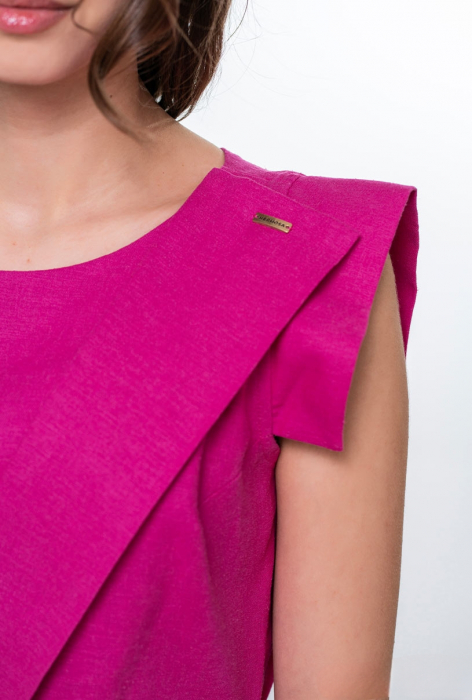 Rochie Rosalia ciclame Hermosa [6]