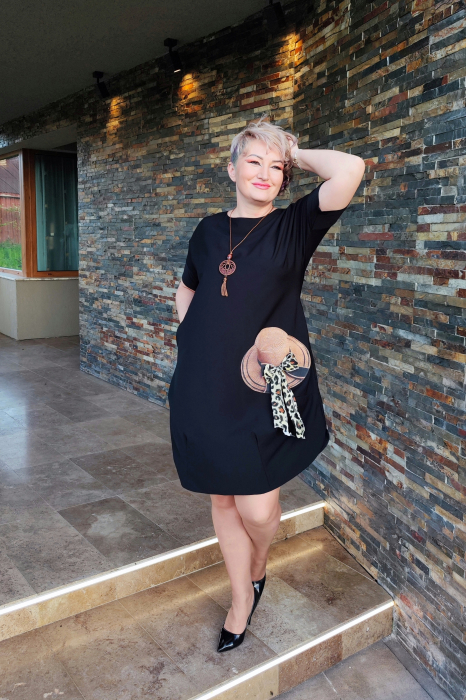 Rochie T104 palarie neagra [3]