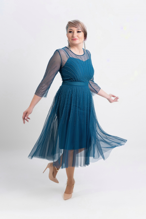 Rochie T116 petrol [4]