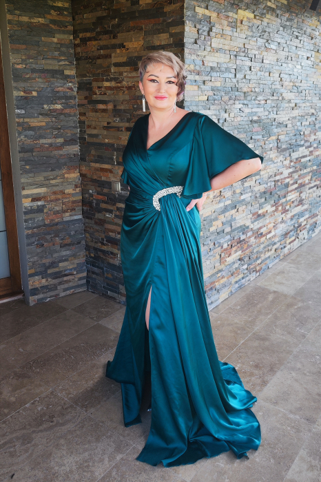 Rochie T117 verde [6]