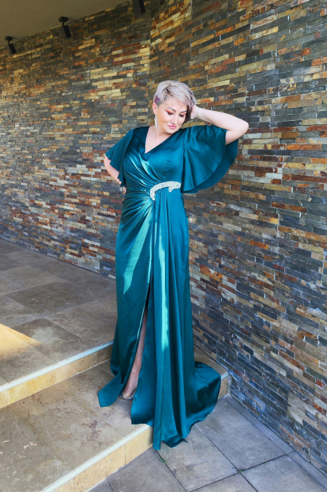 Rochie T117 verde [2]