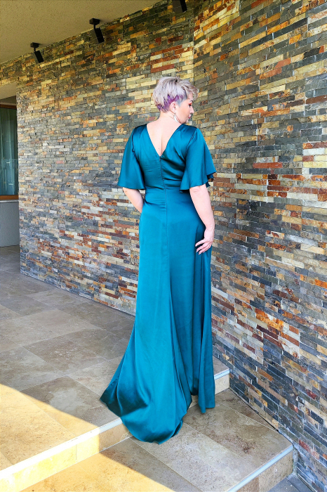 Rochie T117 verde [7]
