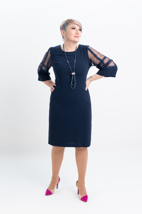 Rochie T120 bleumarine