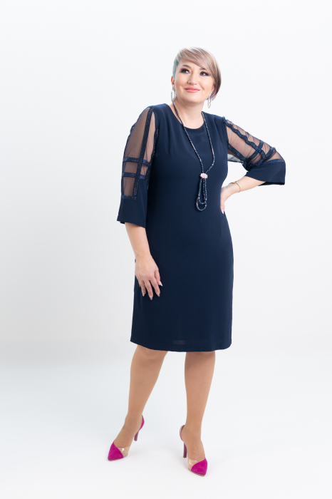 Rochie T120 bleumarine [3]