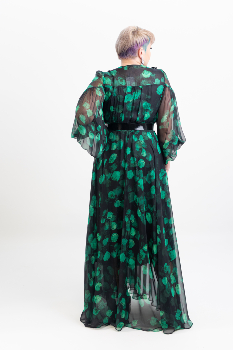 Rochie T121 verde [4]
