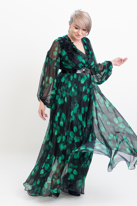 Rochie T121 verde [8]