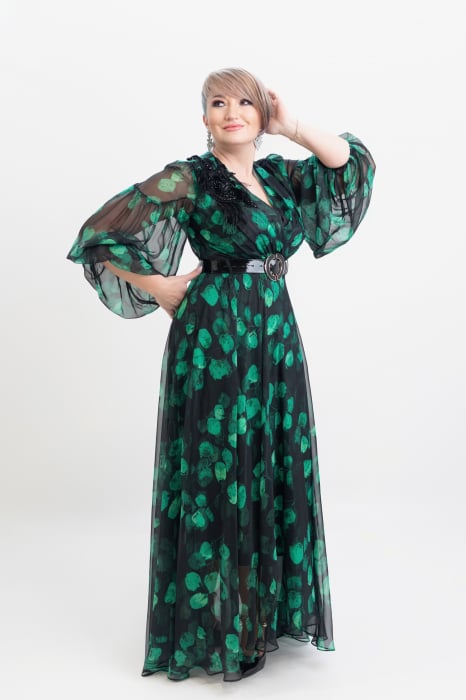 Rochie T121 verde [2]