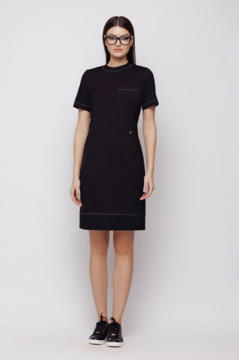 Rochie US2MZ4022 neagra Mizar [4]