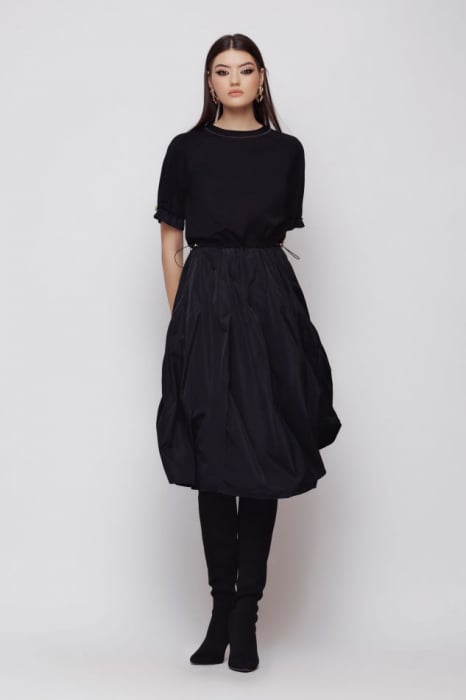 Rochie US2MZ4047 neagra Mizar [3]