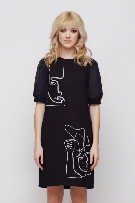 Rochie US2MZ4104 neagra Mizar [2]