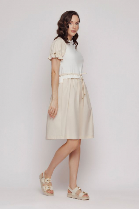 Rochie US4MZ4206 crem Mizar [3]
