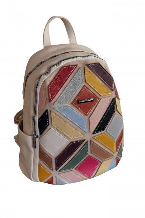 Rucsac 45+1 piele ecologica bej Cavalera