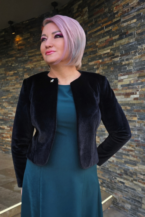 Sacou 899 negru blanita Ginette [2]