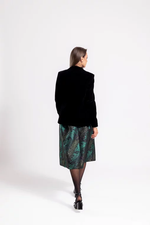 Sacou C1410 negru catifea Caramel [6]