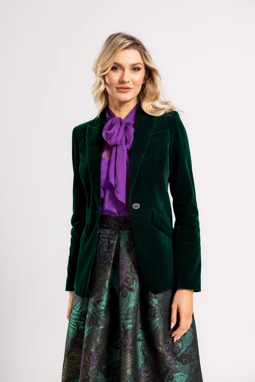 Sacou C1410 verde catifea Caramel [2]