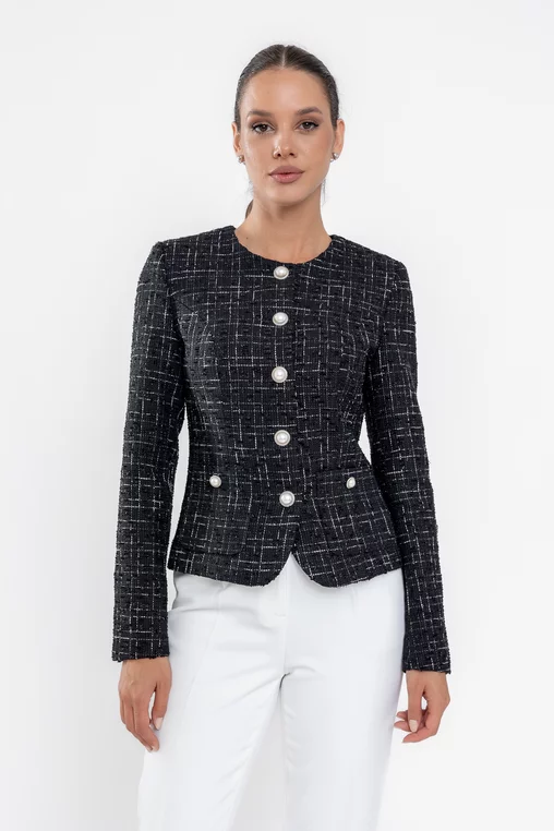Sacou C1516 negru bucle Caramel [7]
