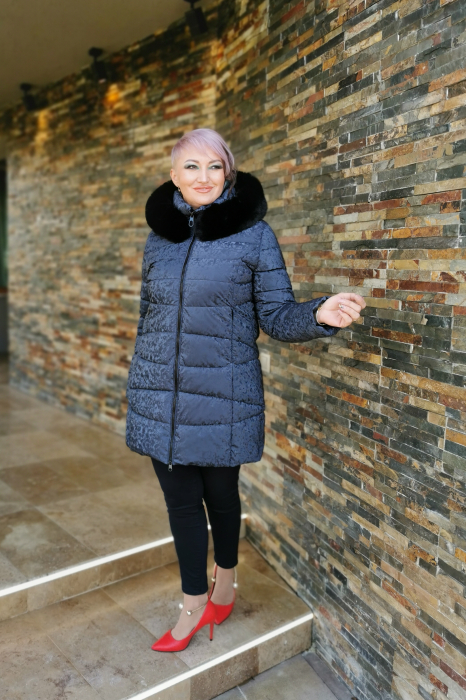 Scurta Alyson bleumarine Virginia Blu [8]