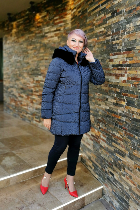 Scurta Alyson bleumarine Virginia Blu [6]