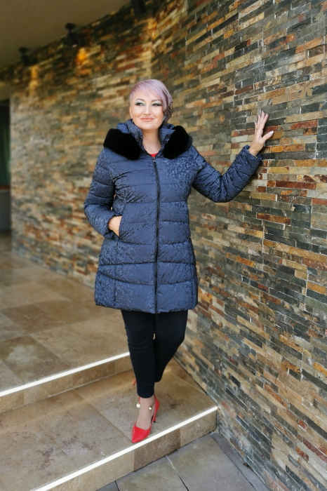 Scurta Alyson bleumarine Virginia Blu [5]