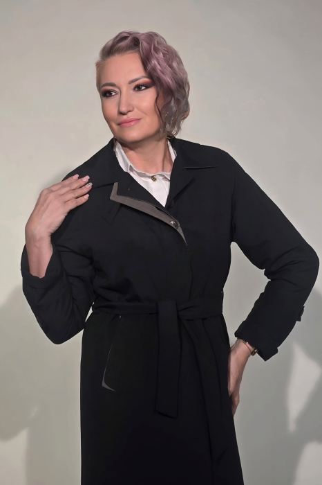 Trench 228 negru Dony [6]