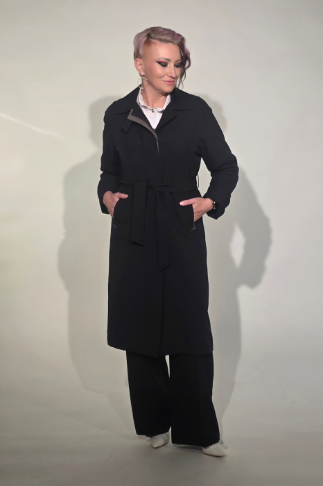 Trench 228 negru Dony [5]