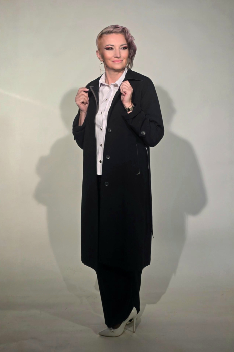 Trench 228 negru Dony [3]