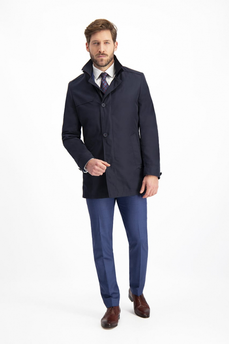 Trench 24527 bleumarine Lavard