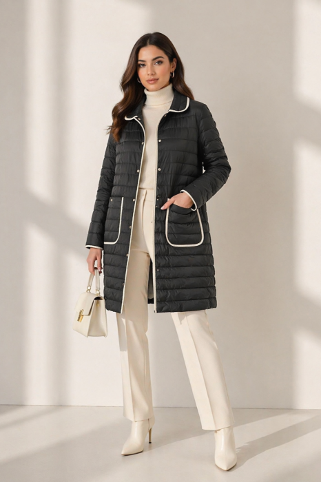 Trench Ditta neagra Madzerini [2]