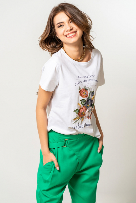 Tricou 13871 alb Hermosa [4]