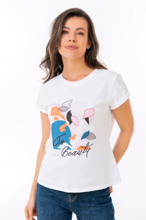 Tricou 24643 alb Hermosa [2]