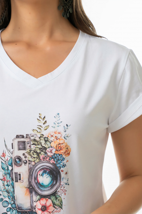 Tricou 24647 alb Hermosa [3]