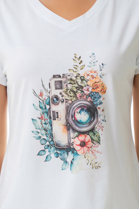 Tricou 24647 alb Hermosa [4]