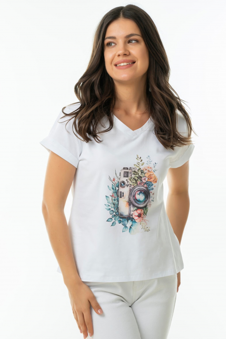 Tricou 24647 alb Hermosa [2]