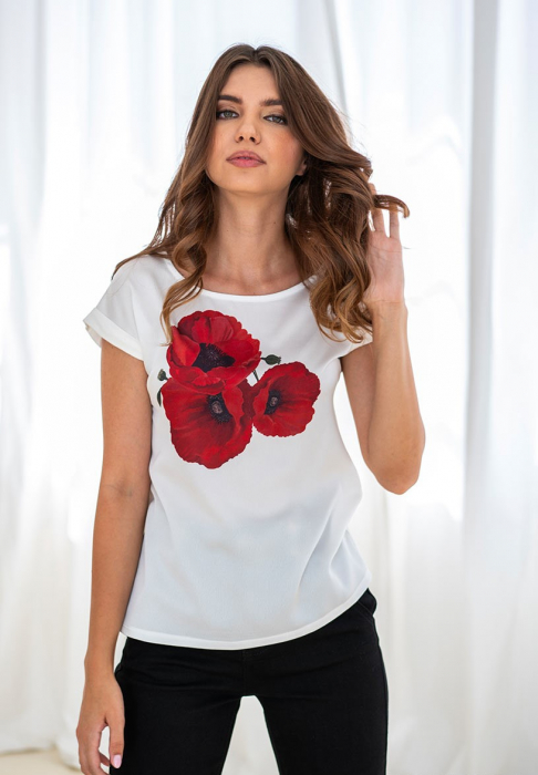 Tricou 34699 ecru maci Hermosa [3]