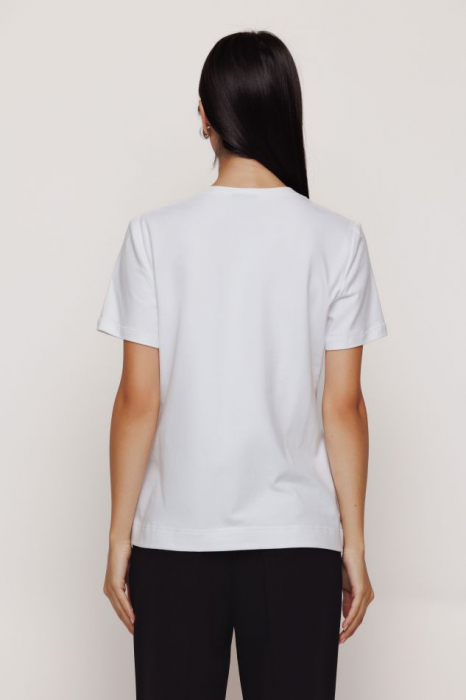 Tricou 4347 alb silueta Mizar [4]