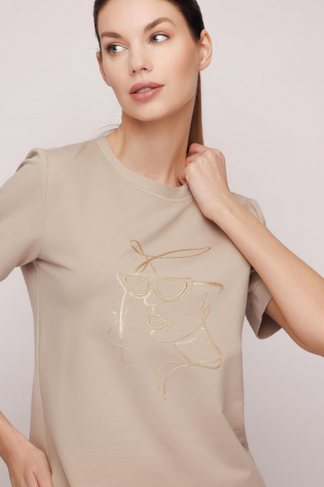 Tricou 5032 bej Mizar [2]