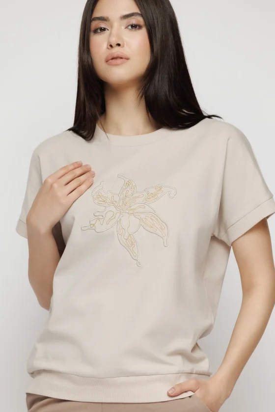 Tricou 5128 bej Mizar