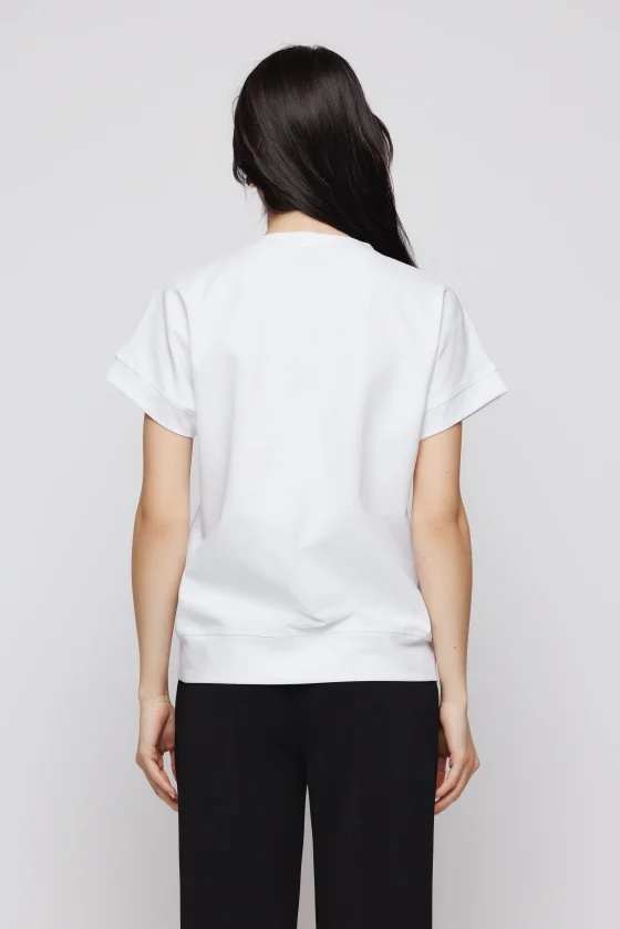 Tricou 5146 alb print Mizar [5]