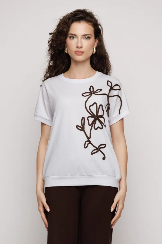 Tricou 6112 alb Mizar [2]