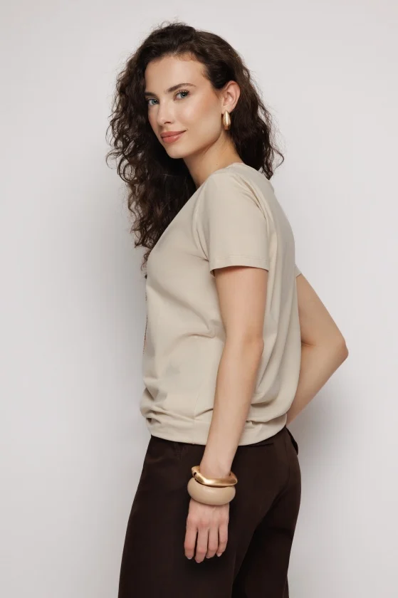 Tricou 6115 crem Mizar [4]