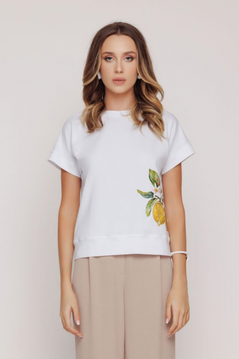 Tricou CC1MZ4218 alb lamaie Mizar [3]