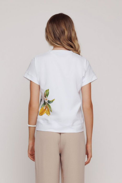 Tricou CC1MZ4218 alb lamaie Mizar [2]
