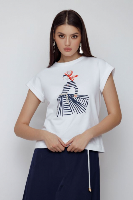 Poze Tricou CC2MZ3162 alb Mizar