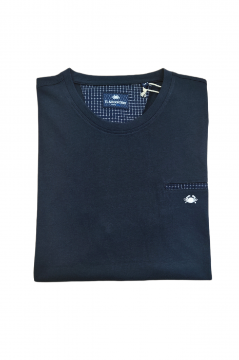 Tricou GR02 bleumarine Granchio XL